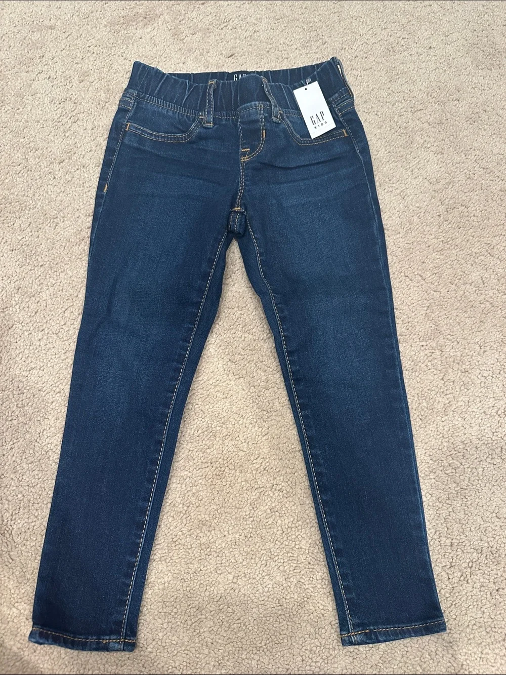 GAP Girls Dark Indigo Skinny Jeggings sz 5